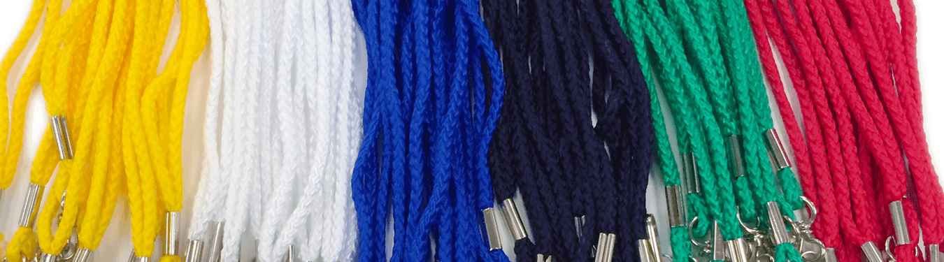 Round Cord Lanyards for ID Badge Holders