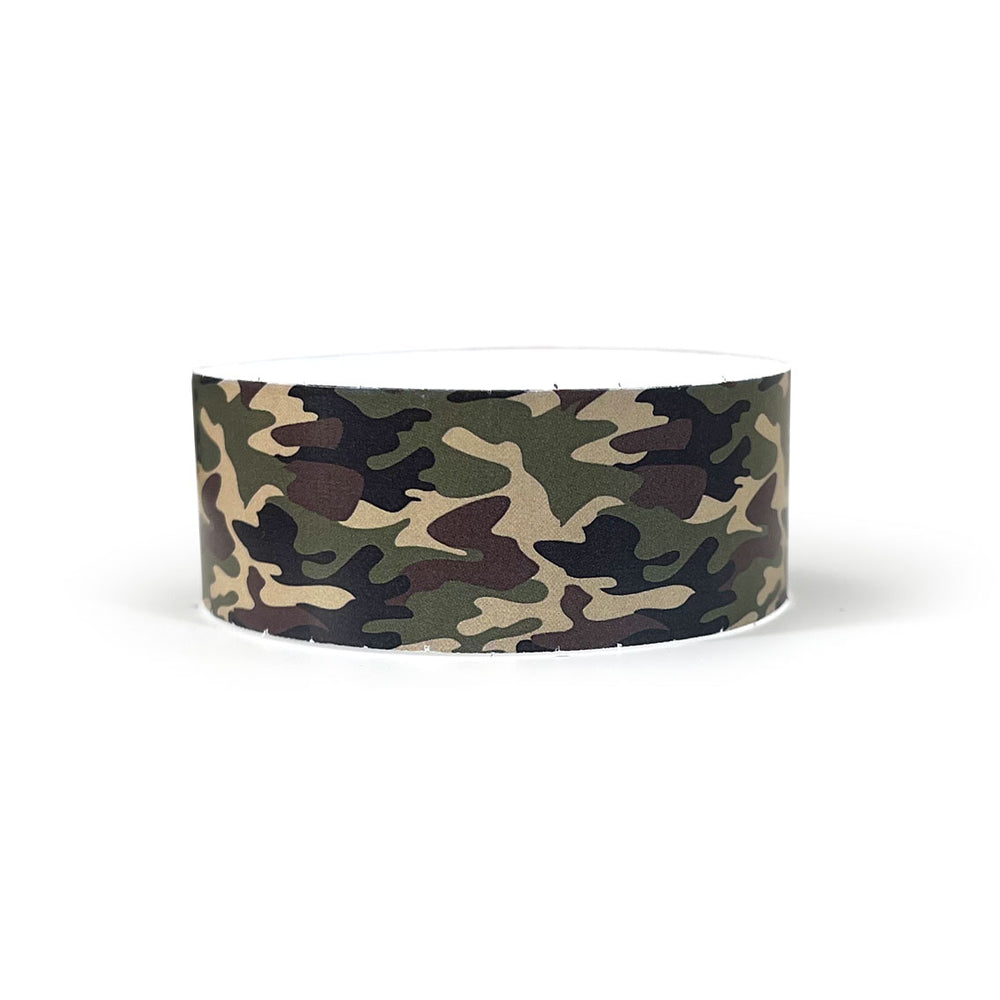 Camo | Full Color Tyvek Wristbands - Backstage Supplies 