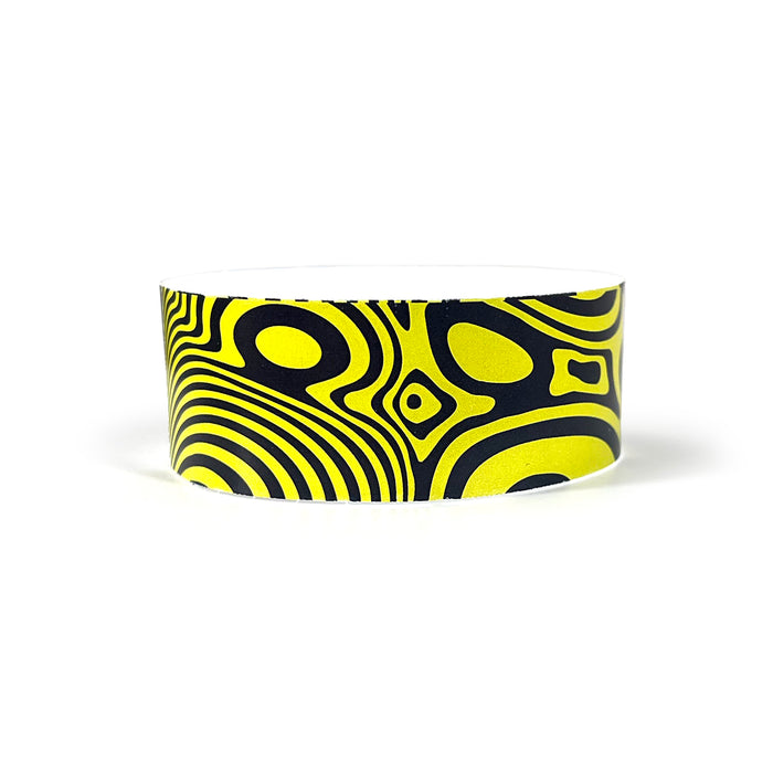Caution | Full Color Tyvek Wristbands - Backstage Supplies