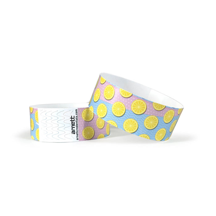 Lemonade | Full Color Tyvek Wristbands - Backstage Supplies