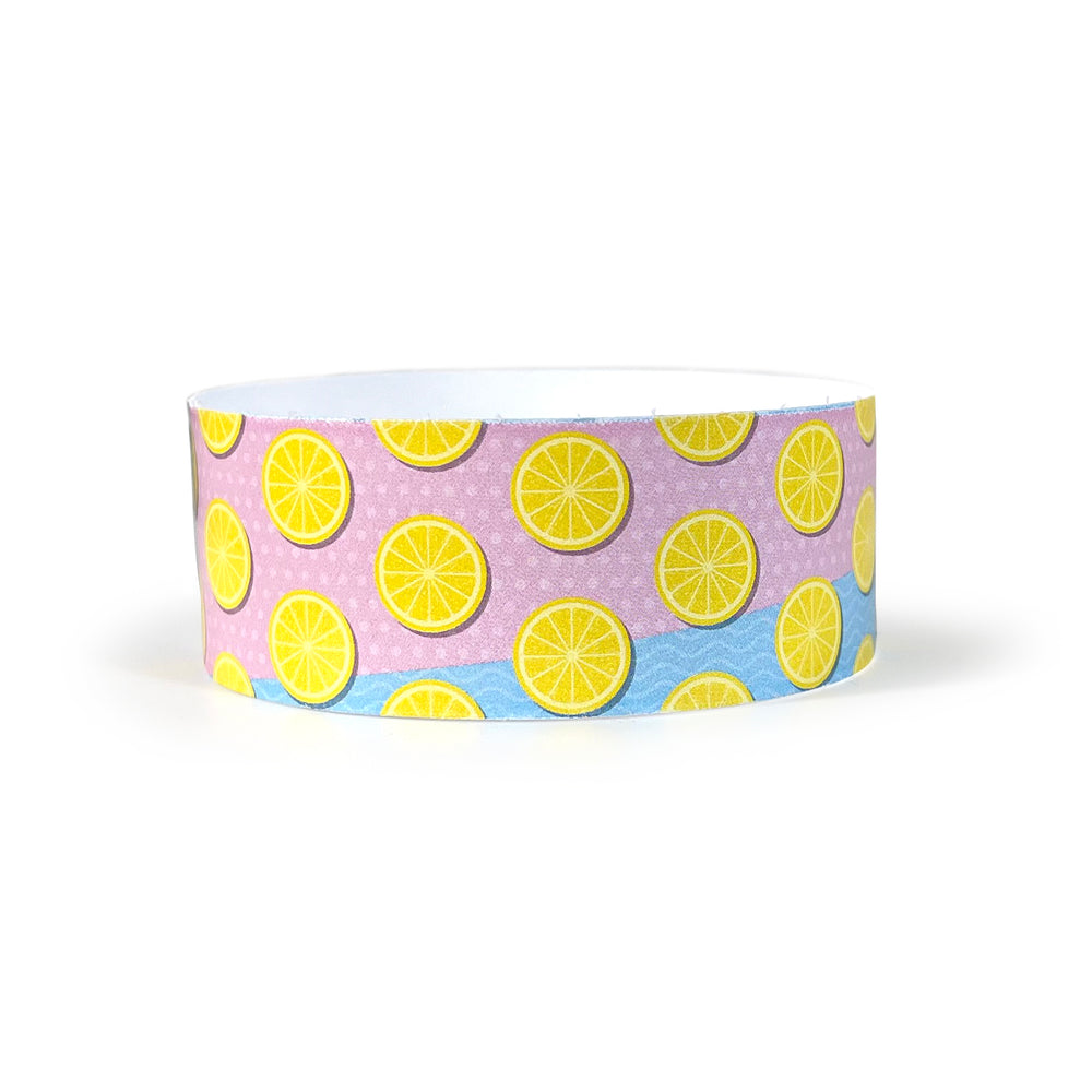 Lemonade | Full Color Tyvek Wristbands - Backstage Supplies