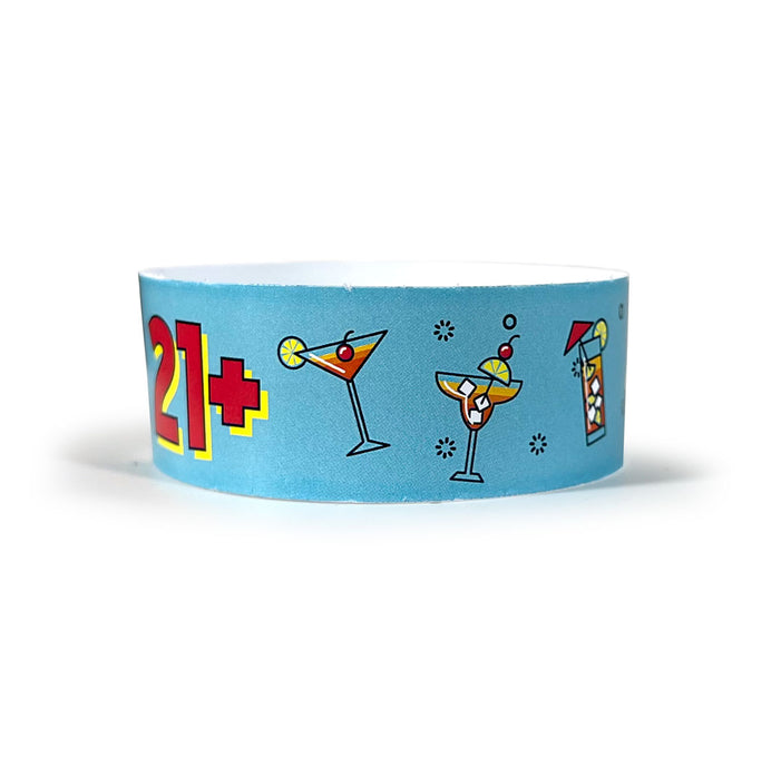 Let's Party | Full Color Tyvek Wristbands - Backstage Supplies
