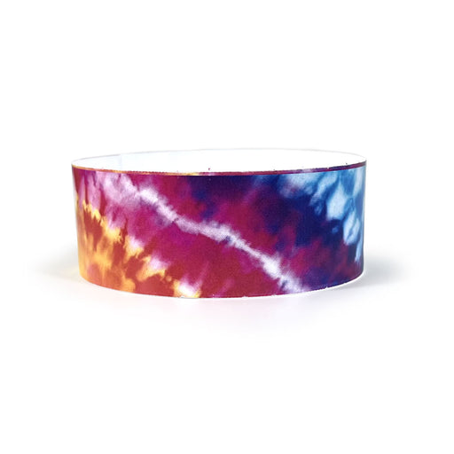 Tie Dye | Full Color Tyvek Wristbands - Backstage Supplies