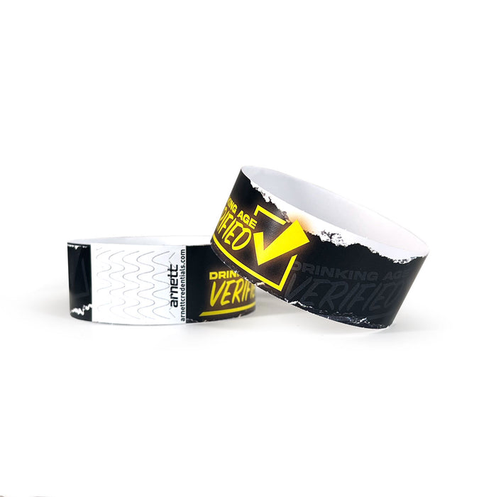 Verified | Full Color Tyvek Wristbands - Backstage Supplies