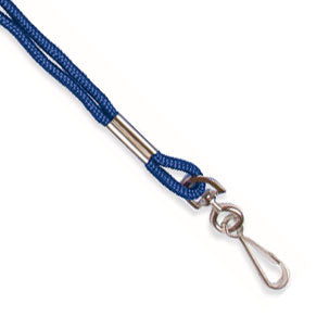 Blue Round Cord Lanyards - Backstage Supplies