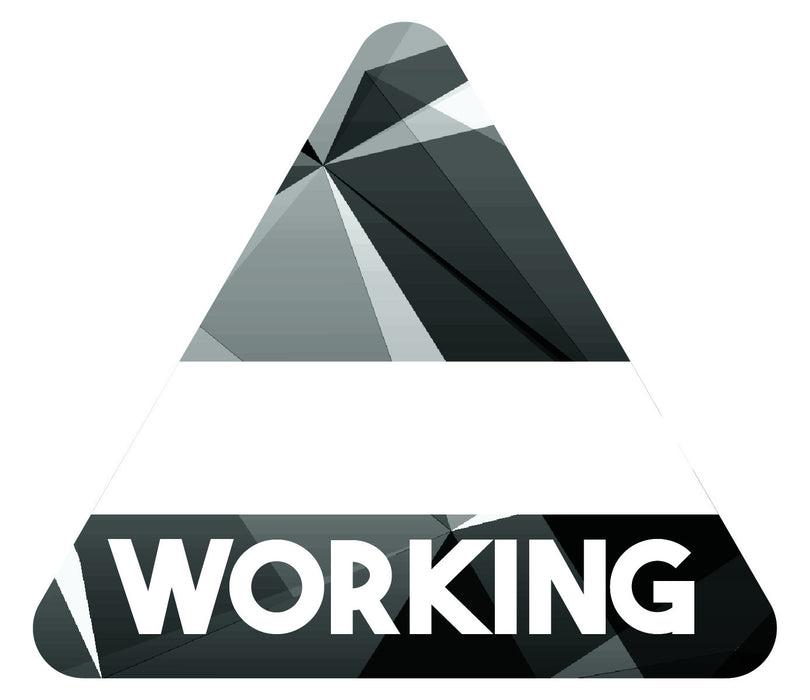 Triangle Satin Sticky Passes - Working - Backstage Supplies