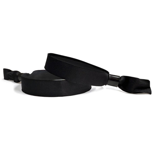 Woven Cloth Wristbands | Black - Backstage Supplies