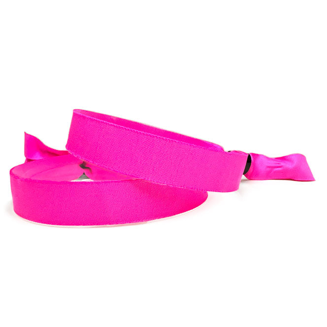 Woven Cloth Wristbands | Fuchsia - Backstage Supplies