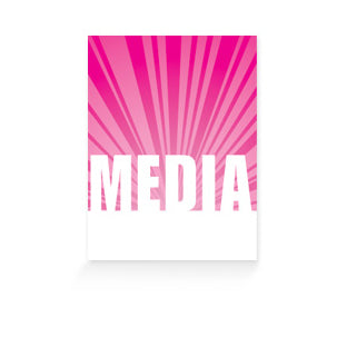 Satin Backstage Sticky Passes - Media Pink - Backstage Supplies