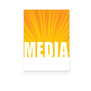 Satin Backstage Sticky Passes - Media Yellow - Backstage Supplies