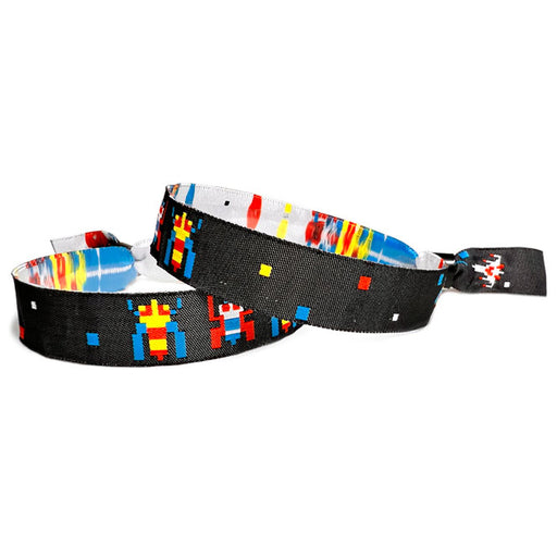 Woven Cloth Wristbands | Invaders - Backstage Supplies