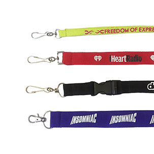 Custom Silk Screen Lanyards - Backstage Supplies