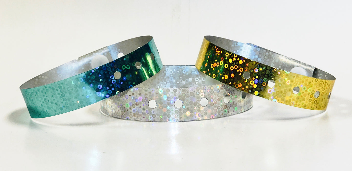 Holographic Wristbands - Backstage Supplies