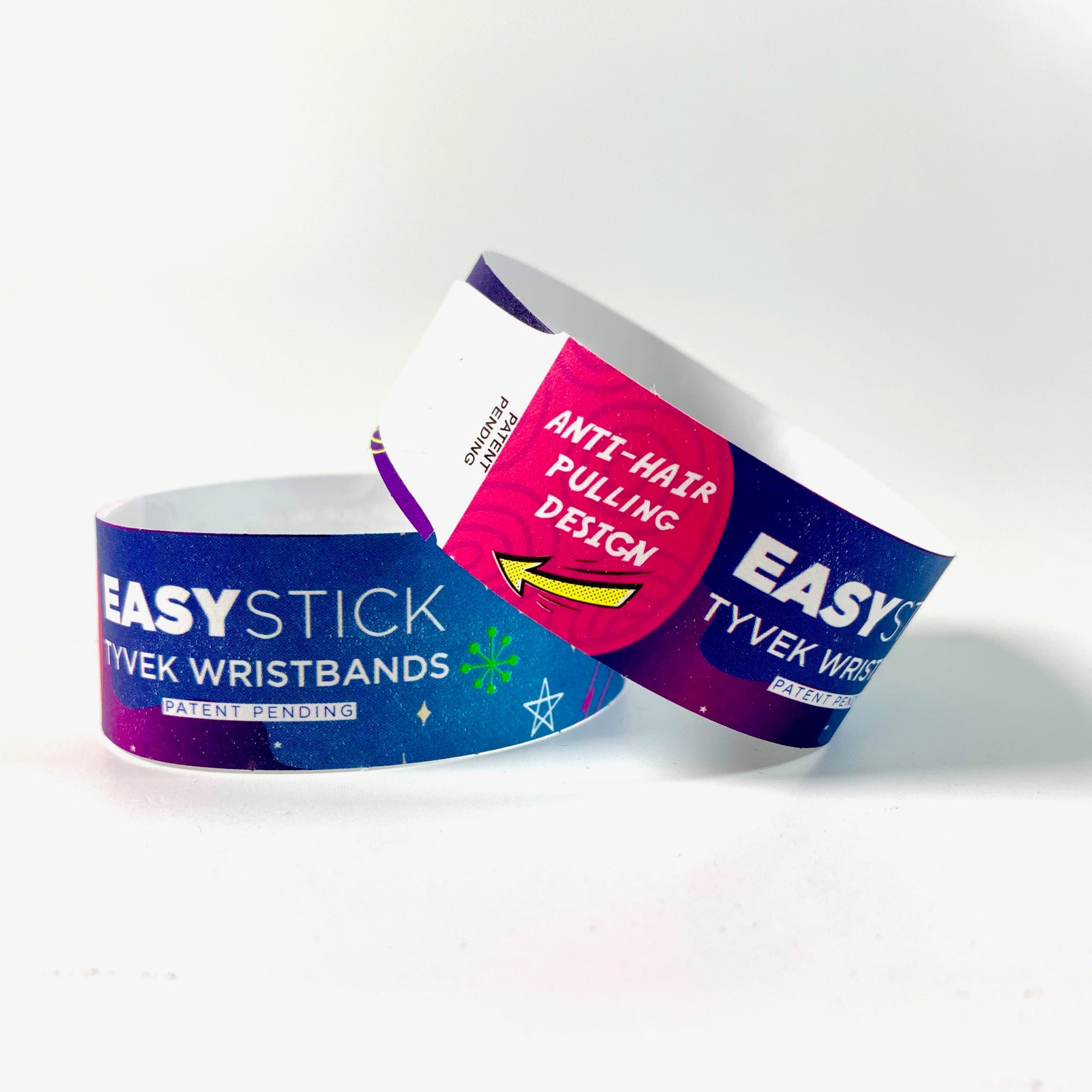 New Product Announcement! Easy Stick Full Color Tyvek Wristbands