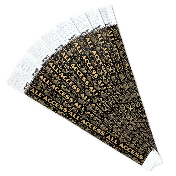 Roaring 20's | Full Color Tyvek Wristbands - Backstage Supplies 