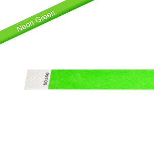 Tyvek Solid Color Wristbands - Free Shipping on Wristbands! - Backstage Supplies