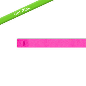 Solid Color Tyvek Wristbands - Free Shipping on Wristbands! - Backstage Supplies