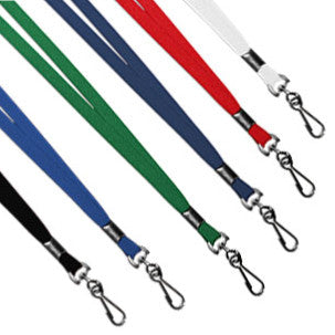 Flat Lanyard with Swivel Hooks - Backstage Supplies