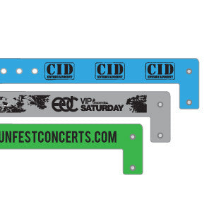 Custom Vinyl Wristbands | Great for Special Events! - Backstage Supplies
