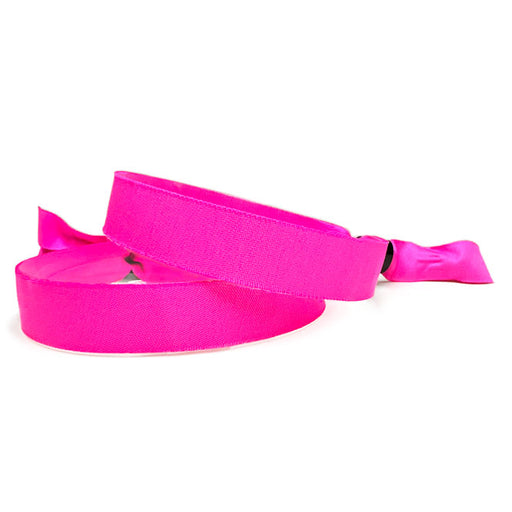 Woven Cloth Wristbands | Fuchsia - Backstage Supplies 