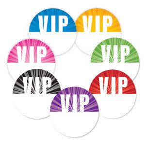 Satin Sticky Passes - VIP | Backstage Supplies