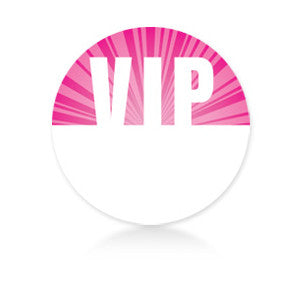 Satin Sticky Passes - VIP - Backstage Supplies