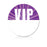 Satin Sticky Pass - Purple Circle VIP - Backstage Supplies