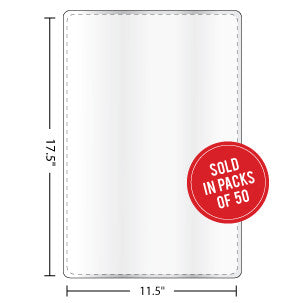 Menu Size Laminating Pouches 10mil - Backstage Supplies