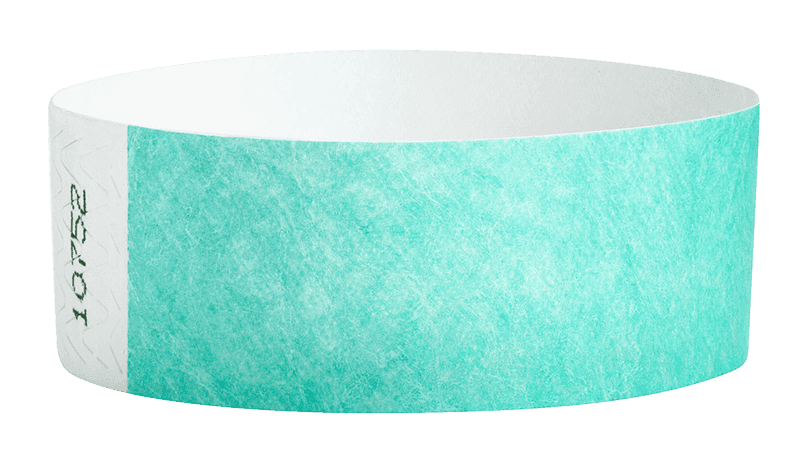 Aqua | Tyvek Wristbands
