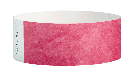 Cranberry Tyvek Solid Wristbands - Backstage Supplies