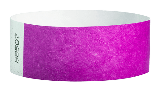 Pantone Purple Tyvek Solid Wristbands - Backstage Supplies